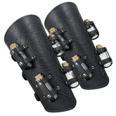 Medieval Alchemist Bracers Nordic Viking Warrior Arm Guards - Authentic Viking Armor - Coscosmos